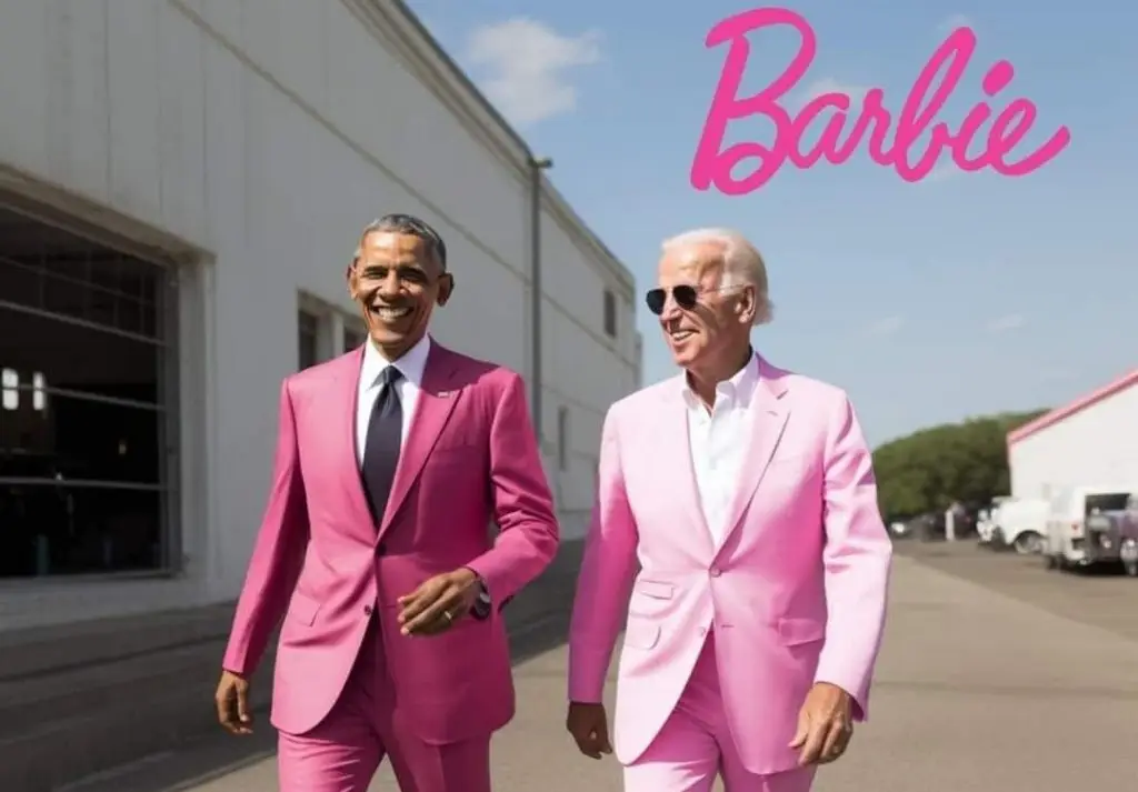 Obama Biden Barbie